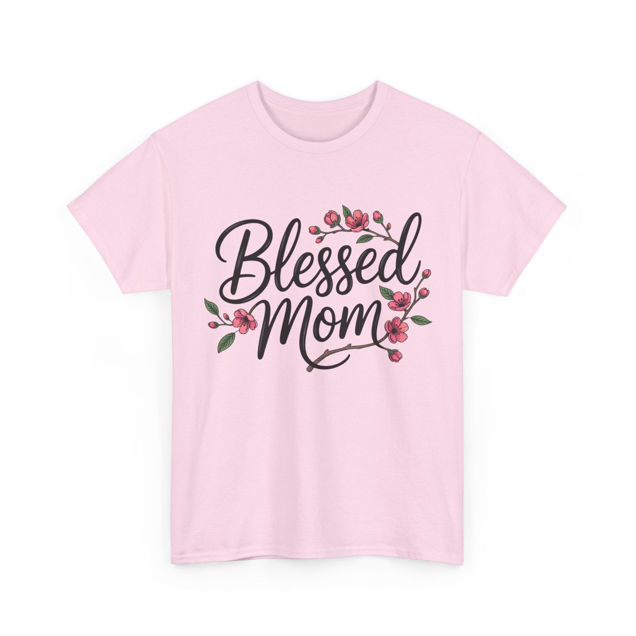 Blessed Mom T-Shirt — Floral Mother's Day Tee