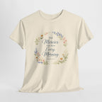 T-Shirt — "His Mercies Are New Every Morning" Floral Christian Tee