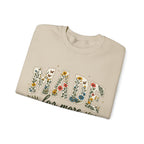 Made for More Floral Sweatshirt — ‘Made for More’ Ephesians 2:10 Christian Crewneck