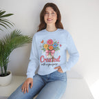Created With A Purpose Floral Crewneck Sweatshirt