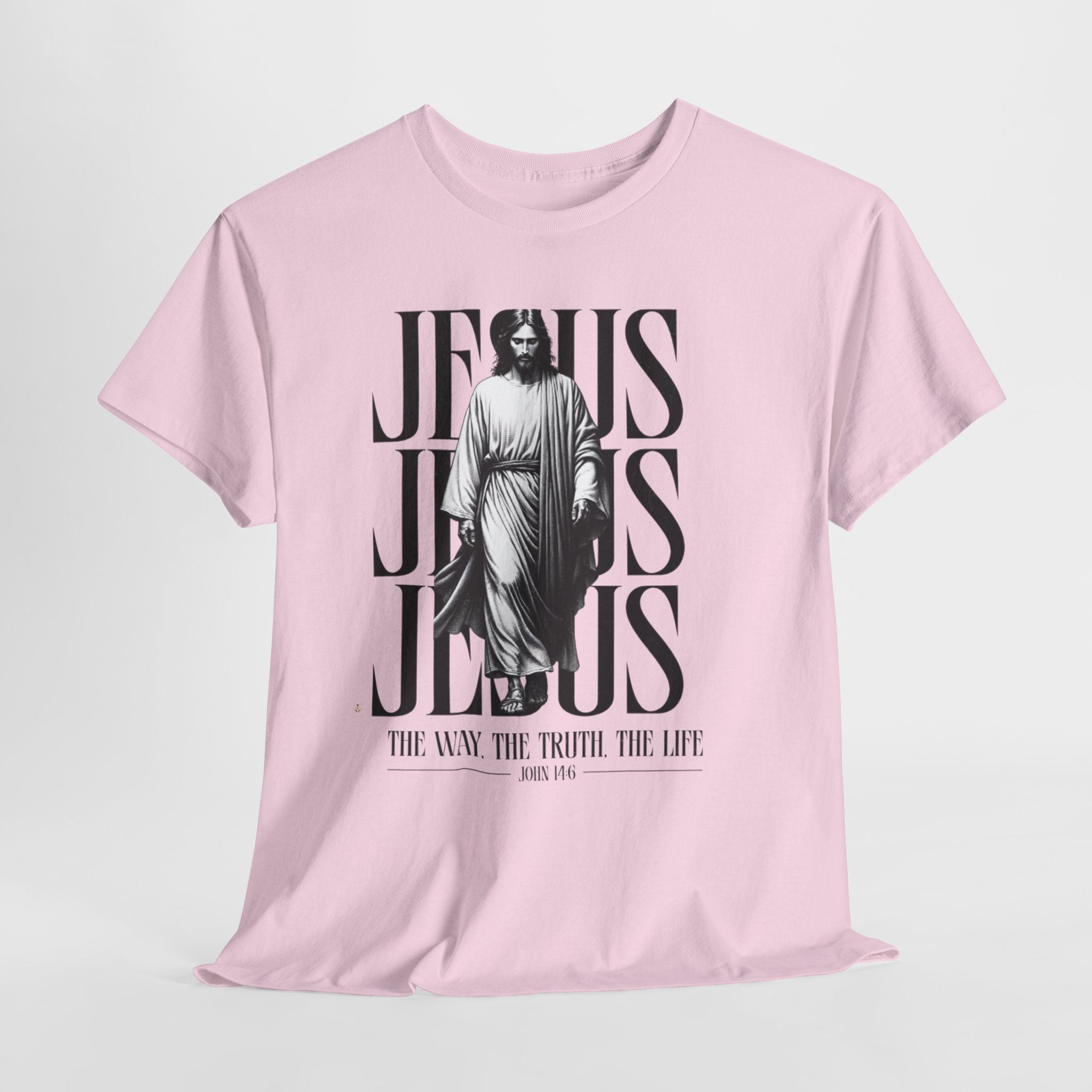 Jesus Graphic Tee — "The Way, The Truth, The Life" Christian T‑Shirt