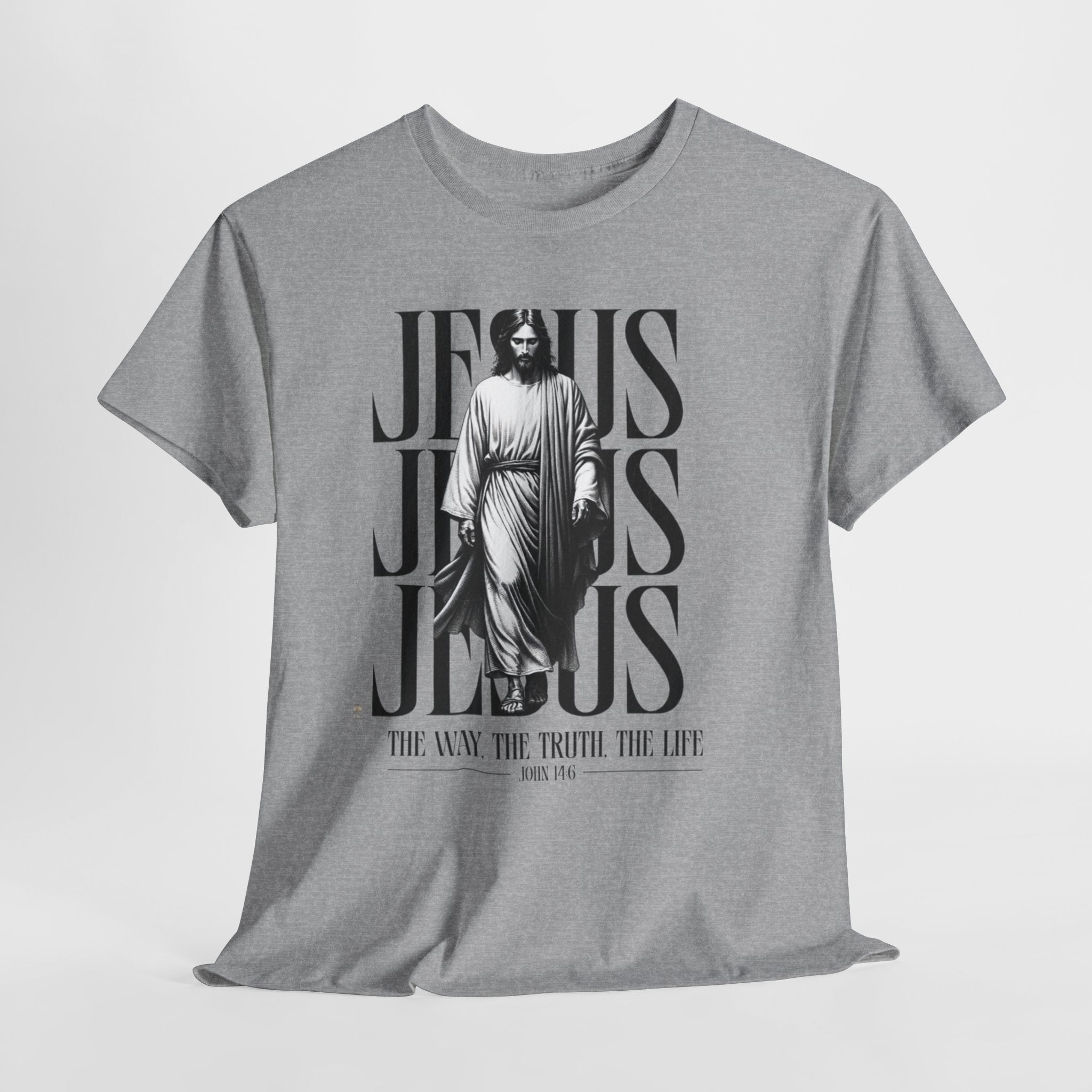 Jesus Graphic Tee — "The Way, The Truth, The Life" Christian T‑Shirt