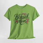 Blessed Mom T-Shirt — Floral Mother's Day Tee
