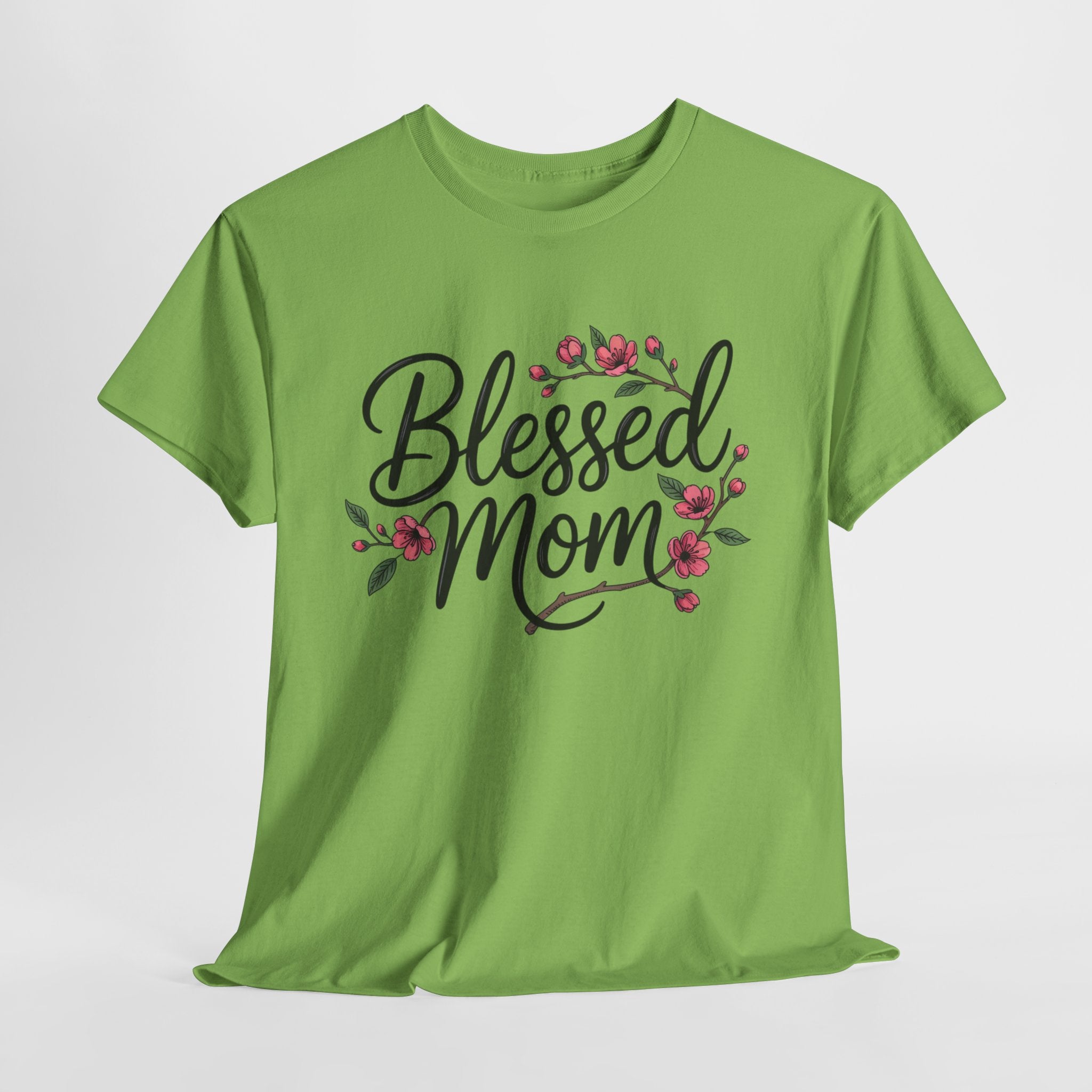 Blessed Mom T-Shirt — Floral Mother's Day Tee