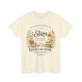 Christian Floral Tee — "Stars" Psalm 147:4 Inspirational Shirt