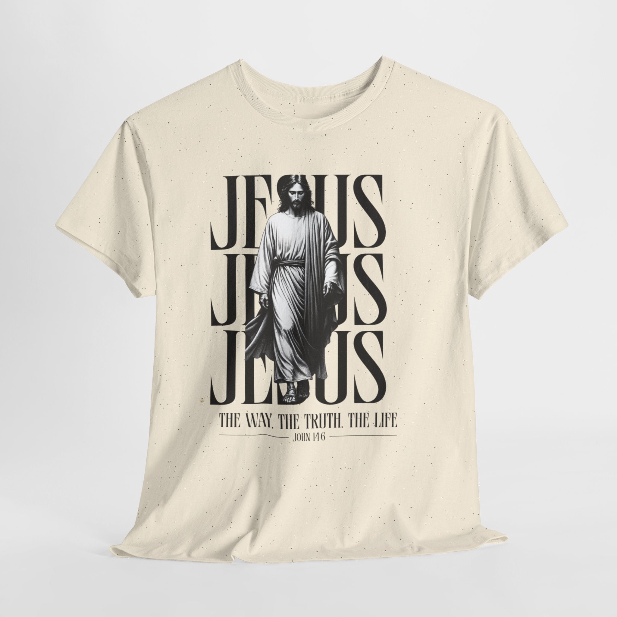 Jesus Graphic Tee — "The Way, The Truth, The Life" Christian T‑Shirt