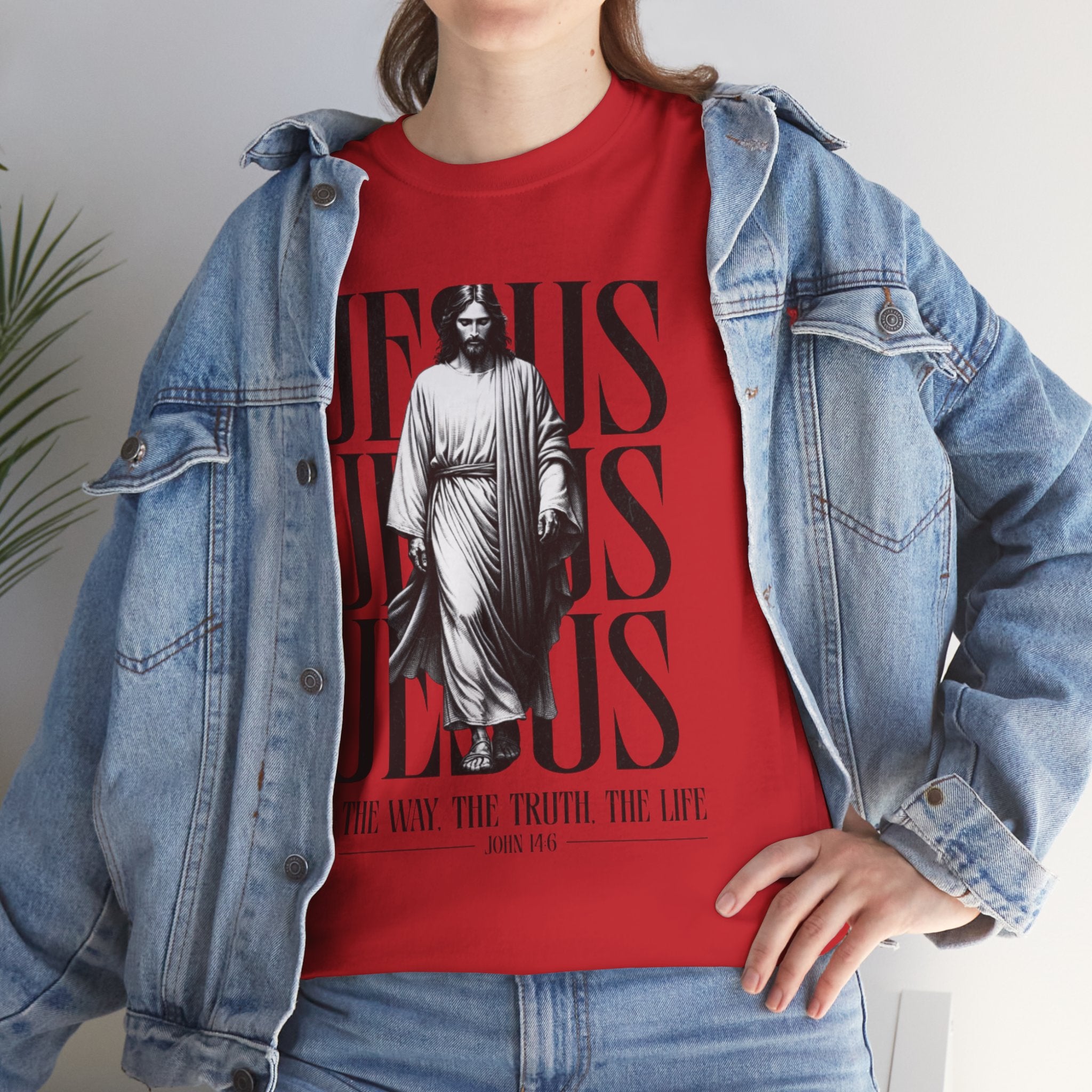 Jesus Graphic Tee — "The Way, The Truth, The Life" Christian T‑Shirt