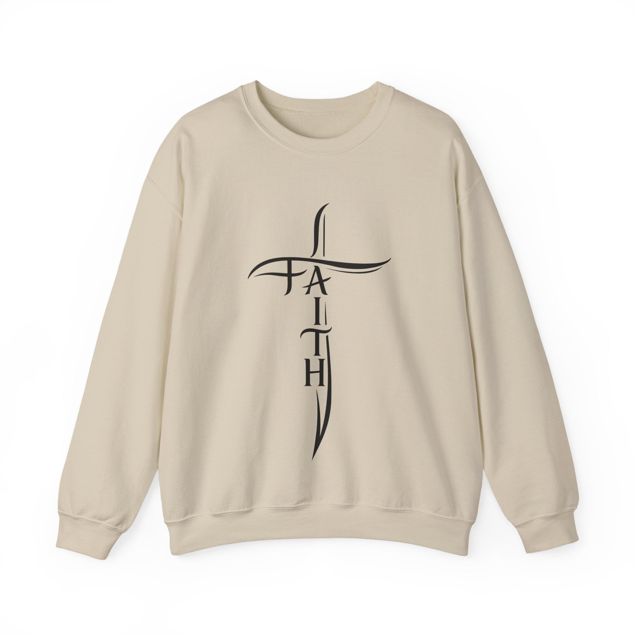 Faith Cross Crewneck Sweatshirt
