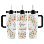 40 oz Tumbler with Handle and Straw (Made in USA)