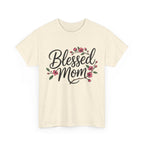 Blessed Mom T-Shirt — Floral Mother's Day Tee
