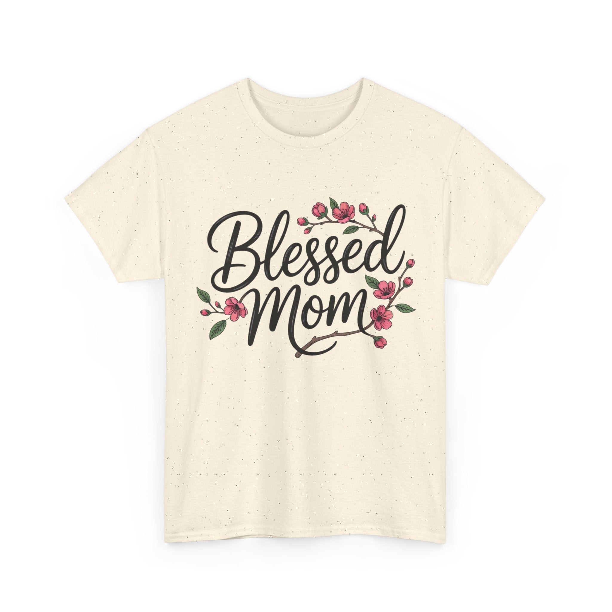 Blessed Mom T-Shirt — Floral Mother's Day Tee