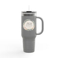 Held, Not Hurried 40oz Floral Tumbler (Isaiah 41:10) – Christian Mom Encouragement Gift