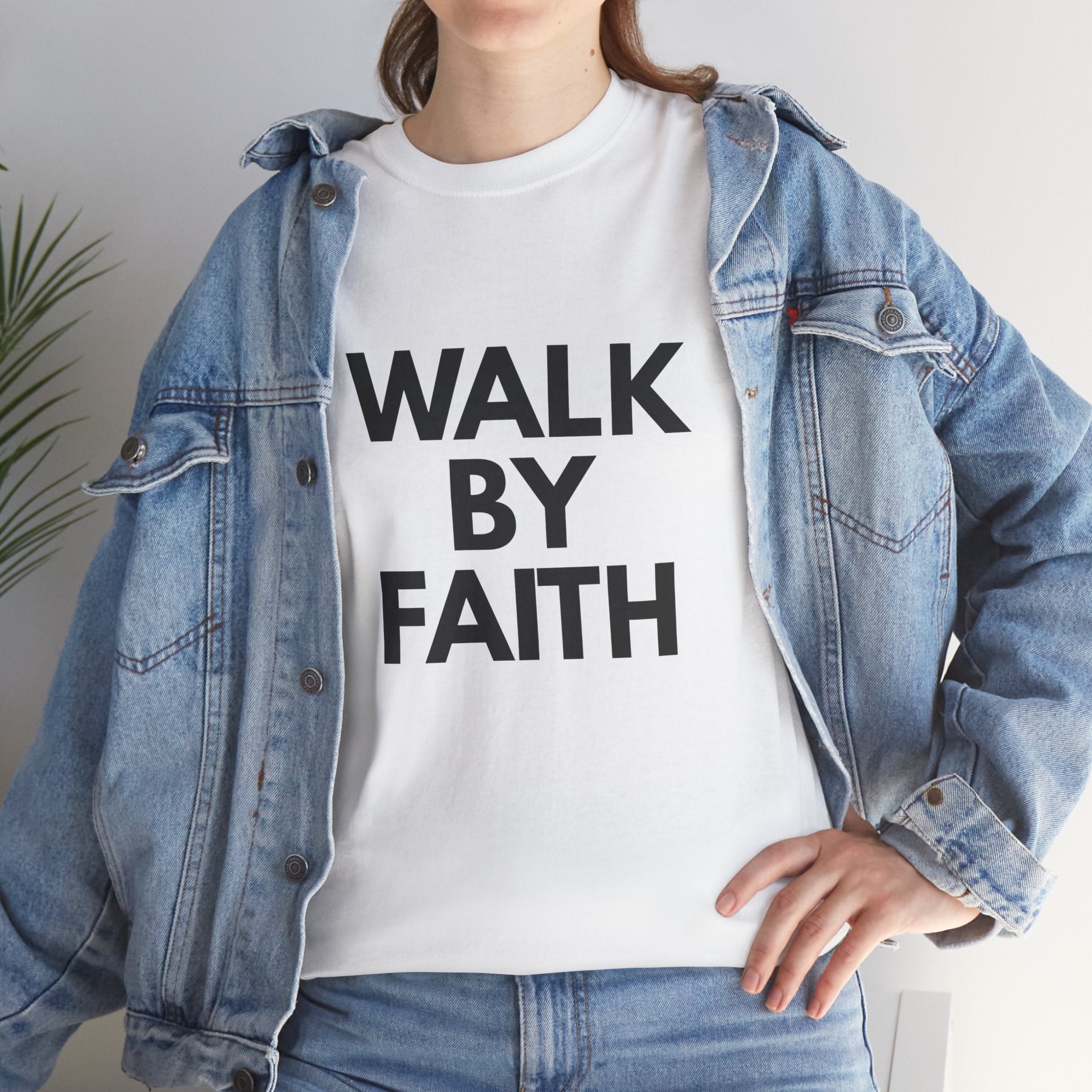 Faith T‑Shirt — "Walk By Faith" Inspirational Christian Tee