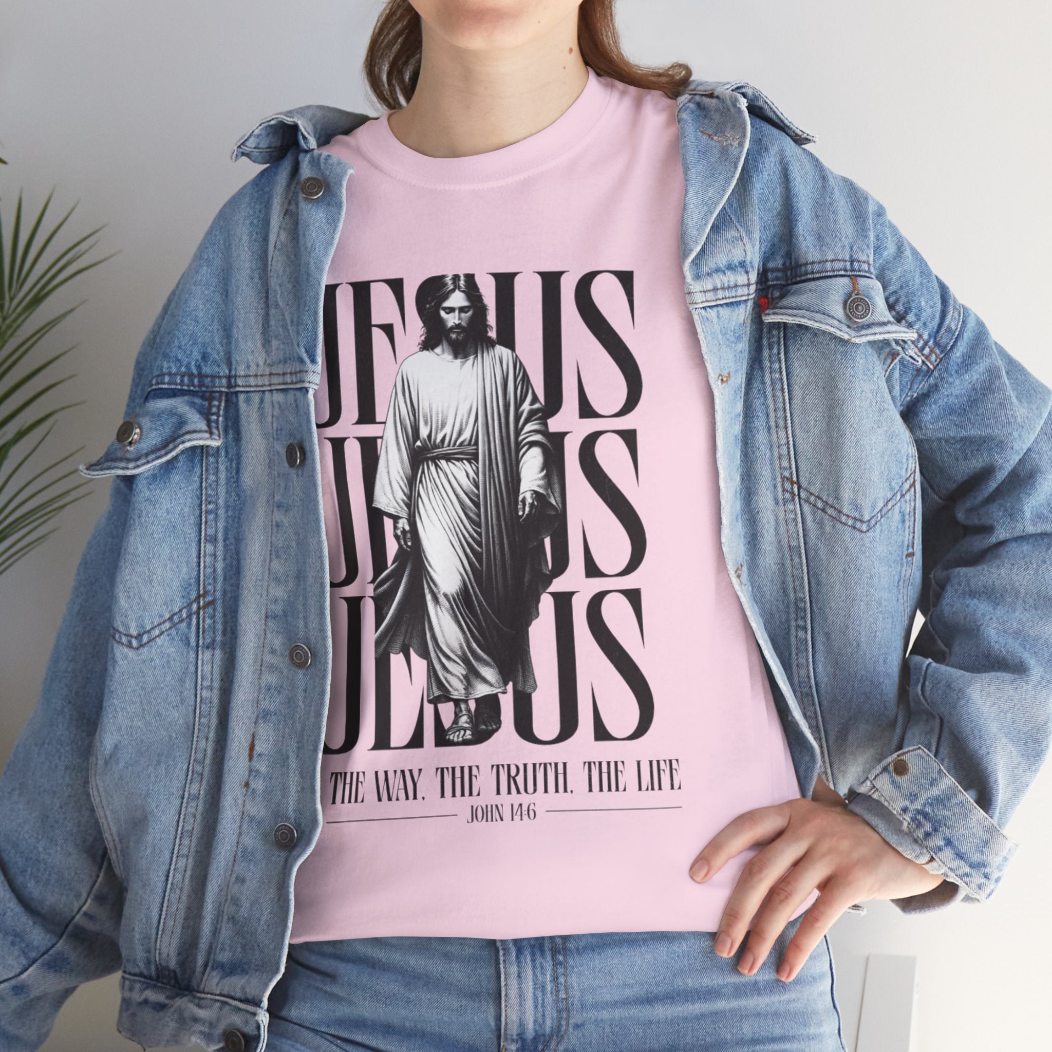 Jesus Graphic Tee — "The Way, The Truth, The Life" Christian T‑Shirt
