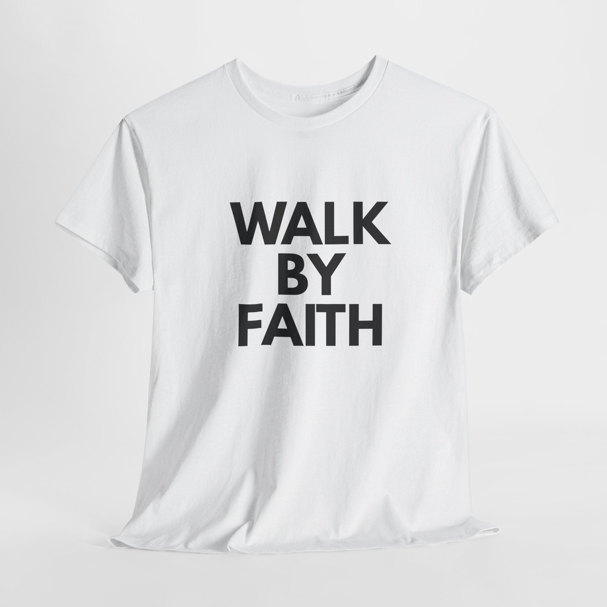 Faith T‑Shirt — "Walk By Faith" Inspirational Christian Tee