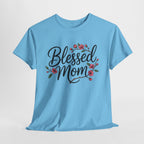 Blessed Mom T-Shirt — Floral Mother's Day Tee