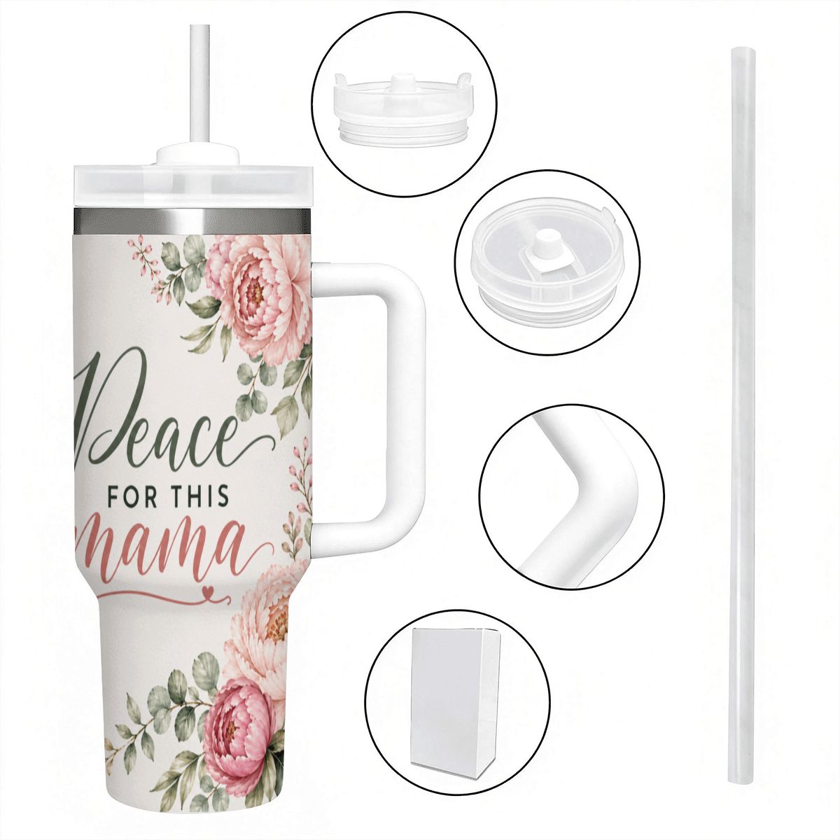 Peace for This Mama 40oz Tumbler (Phil. 4:6–7)