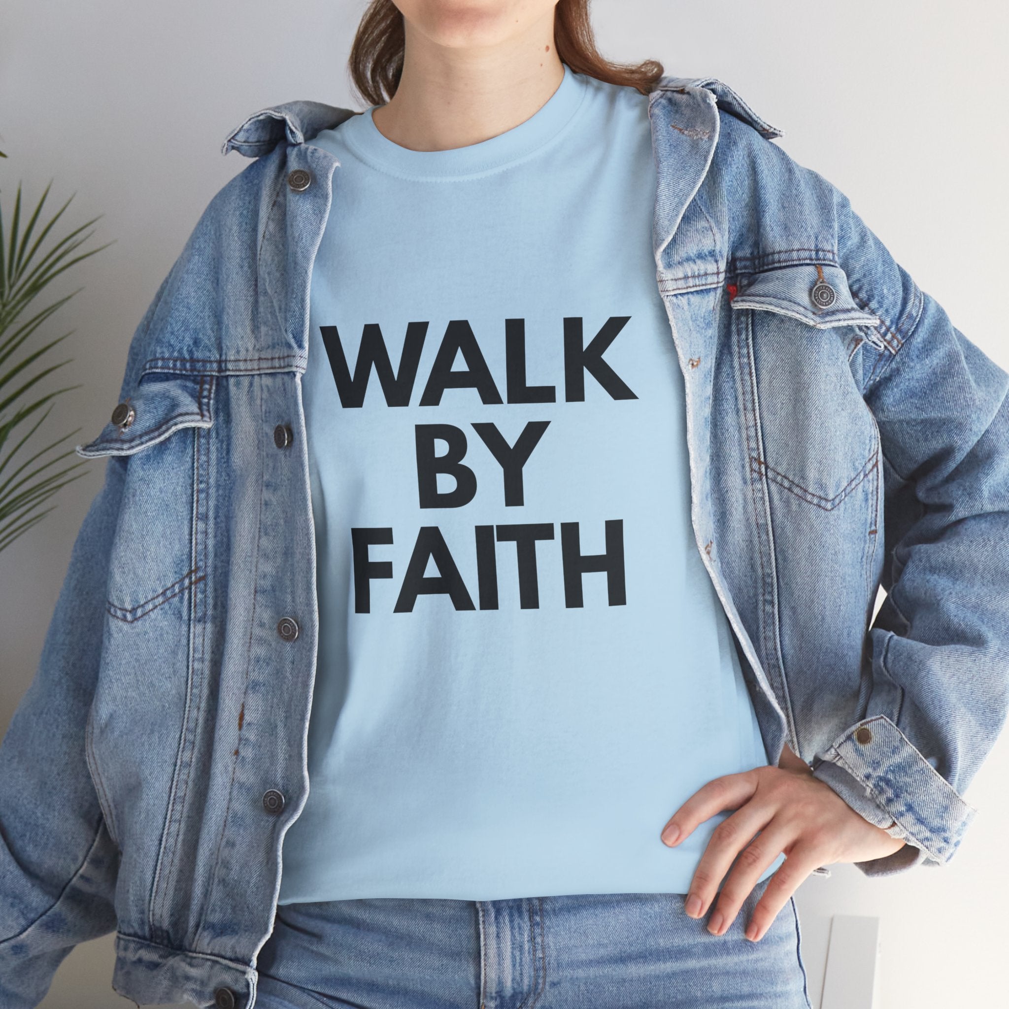 Faith T‑Shirt — "Walk By Faith" Inspirational Christian Tee