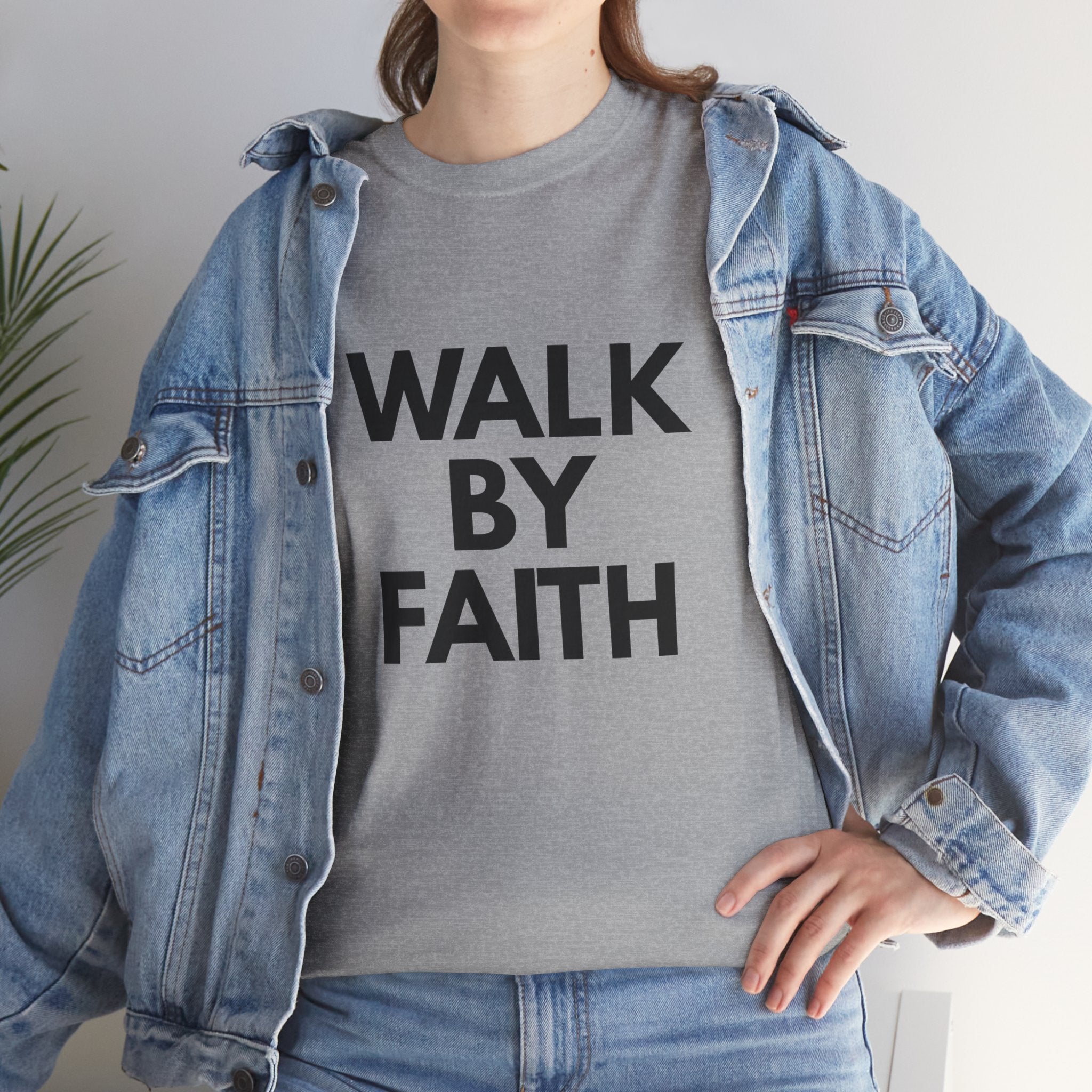Faith T‑Shirt — "Walk By Faith" Inspirational Christian Tee