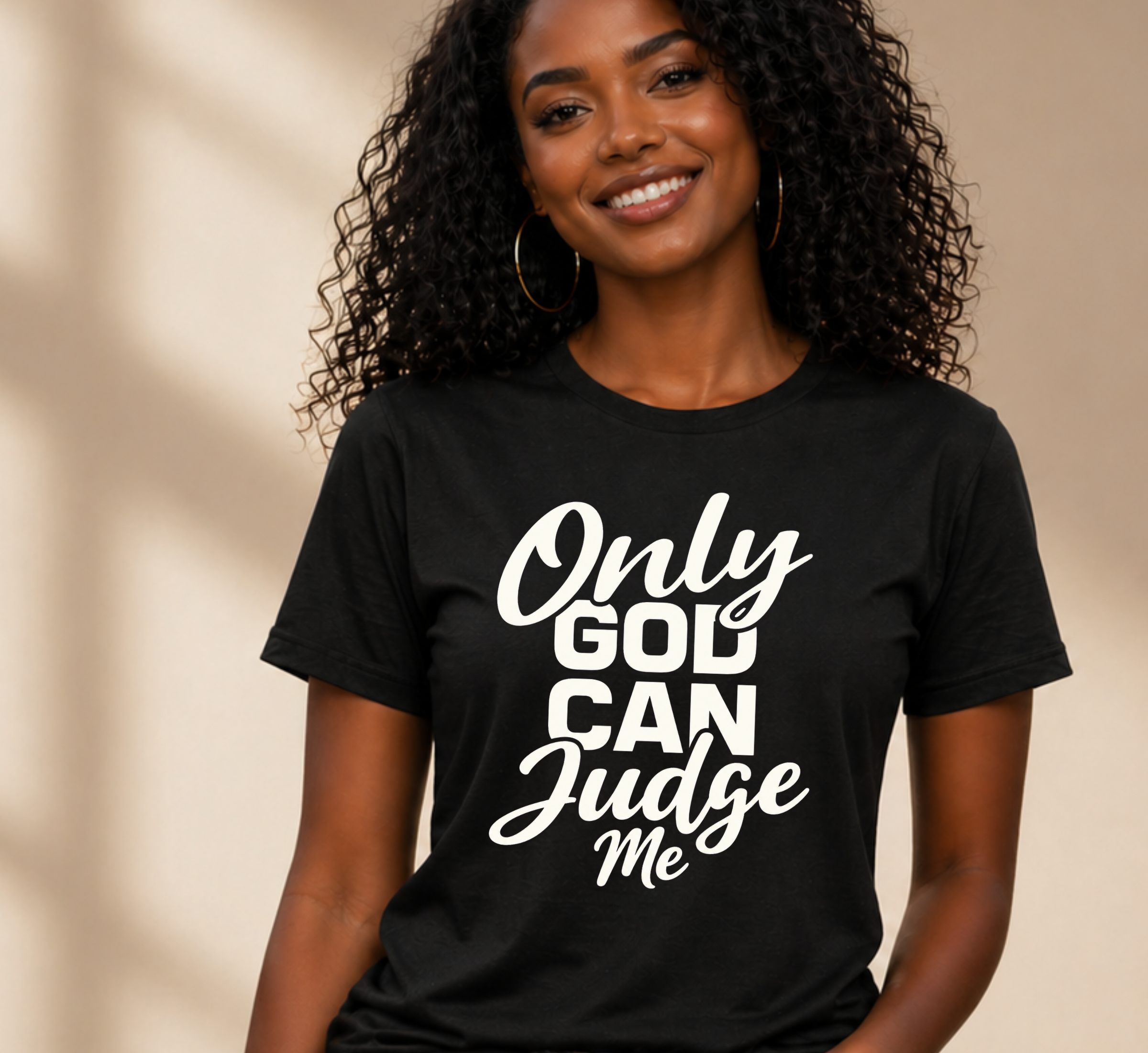 "Only God Can Judge Me" T-Shirt — Faith-Inspired Graphic Tee