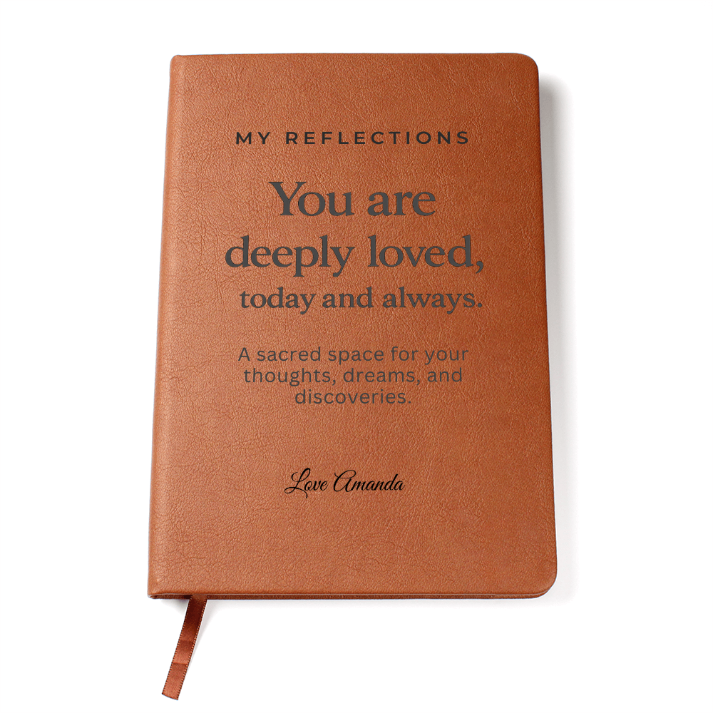 You Are Deeply Loved Journal – Christian Gift for Mom, Faith Encouragement Notebook, Prayer Journal, Personalized Mother Gift