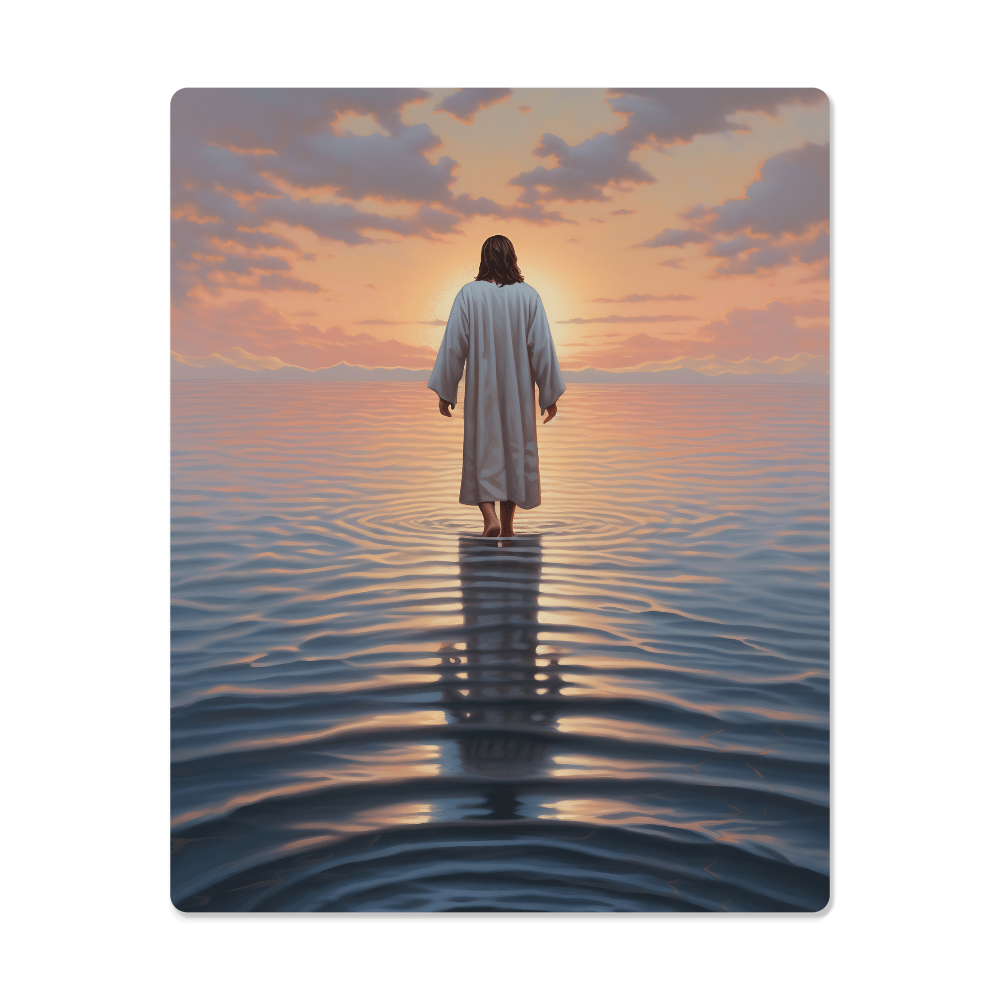 Walk By Faith – High Gloss Metal Art Print (4:5)