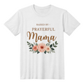 Prayerful Mama Floral Christian Tee