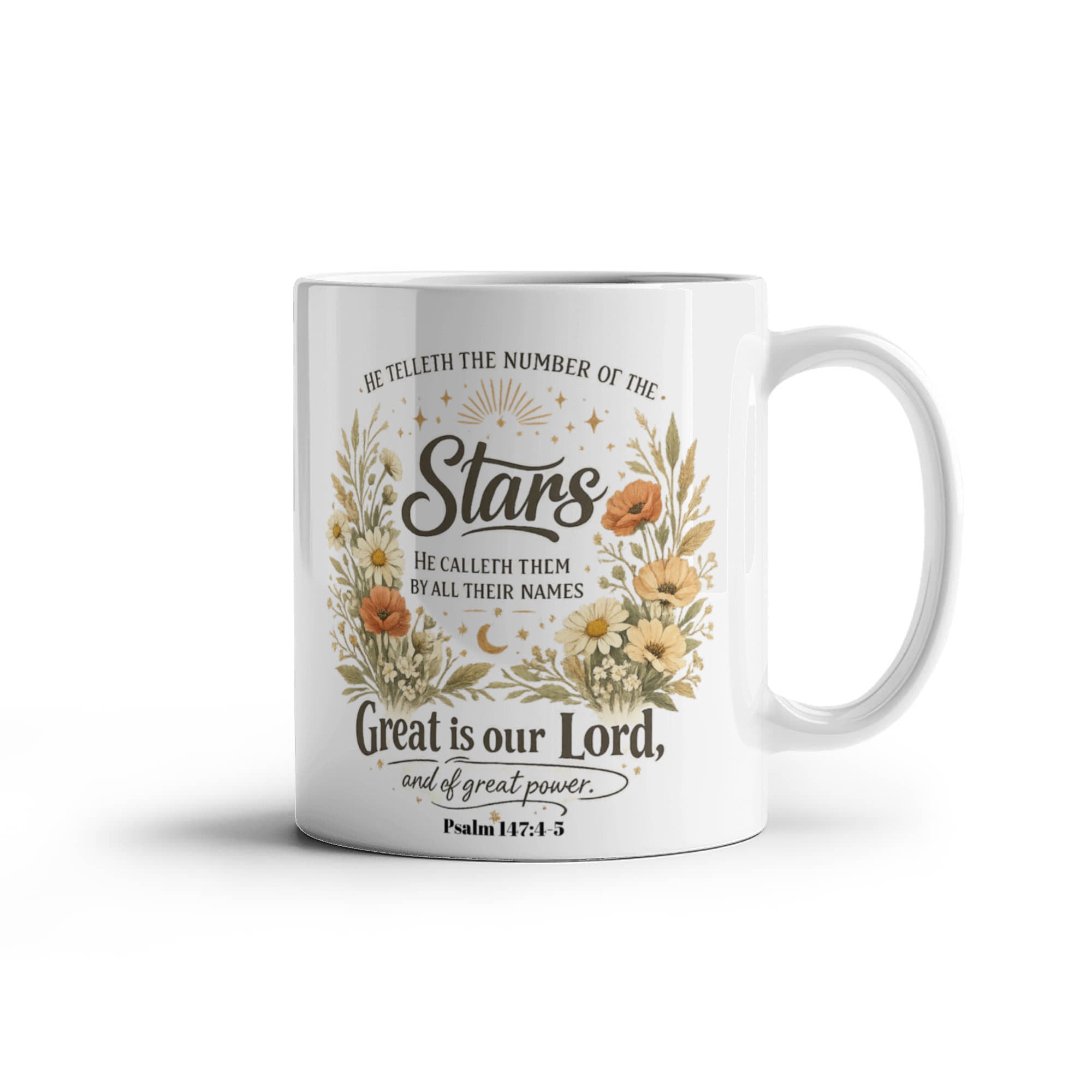 Great is Our Lord – Inspirational Bible Verse Mug
