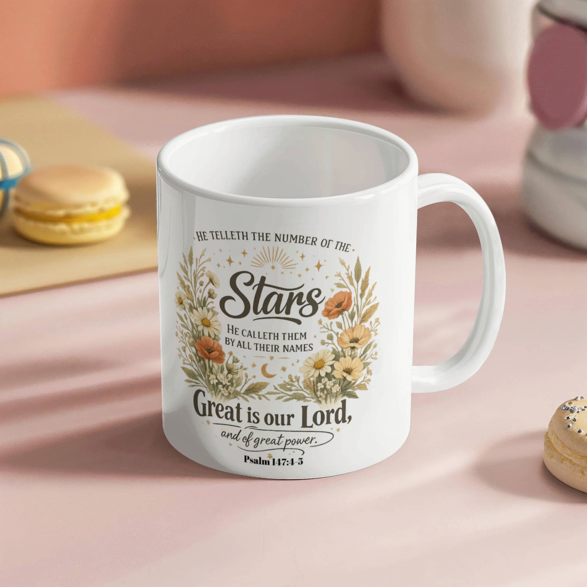 Great is Our Lord – Inspirational Bible Verse Mug