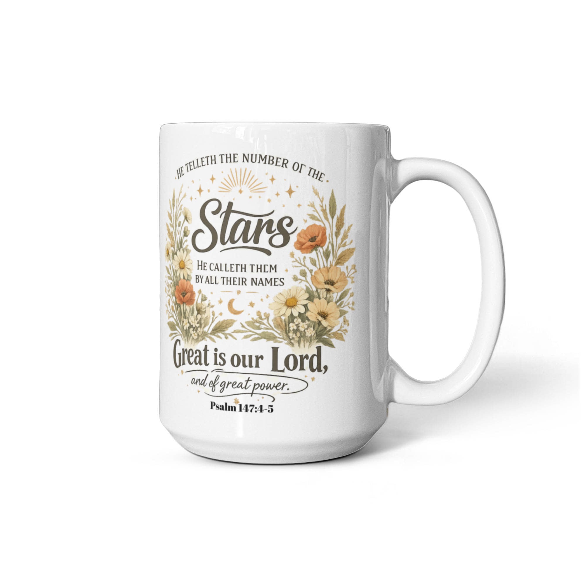 Great is Our Lord – Inspirational Bible Verse Mug