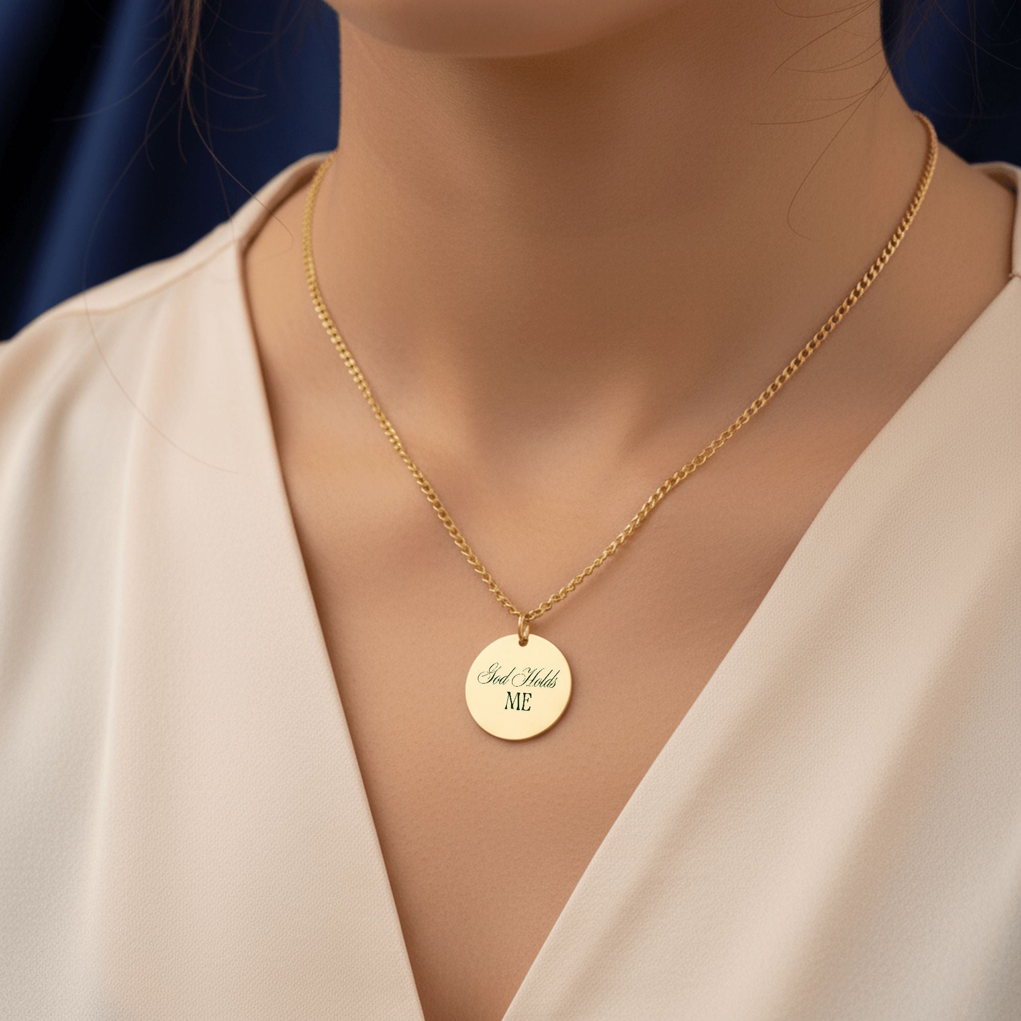 To My Daughter - Cuban Coin Necklace