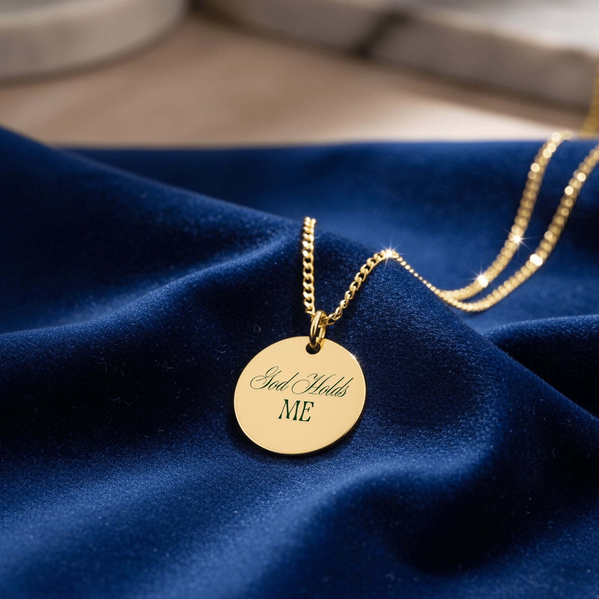 To My Daughter - Cuban Coin Necklace