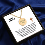 To My Daughter - Cuban Coin Necklace