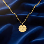 To My Daughter - Cuban Coin Necklace