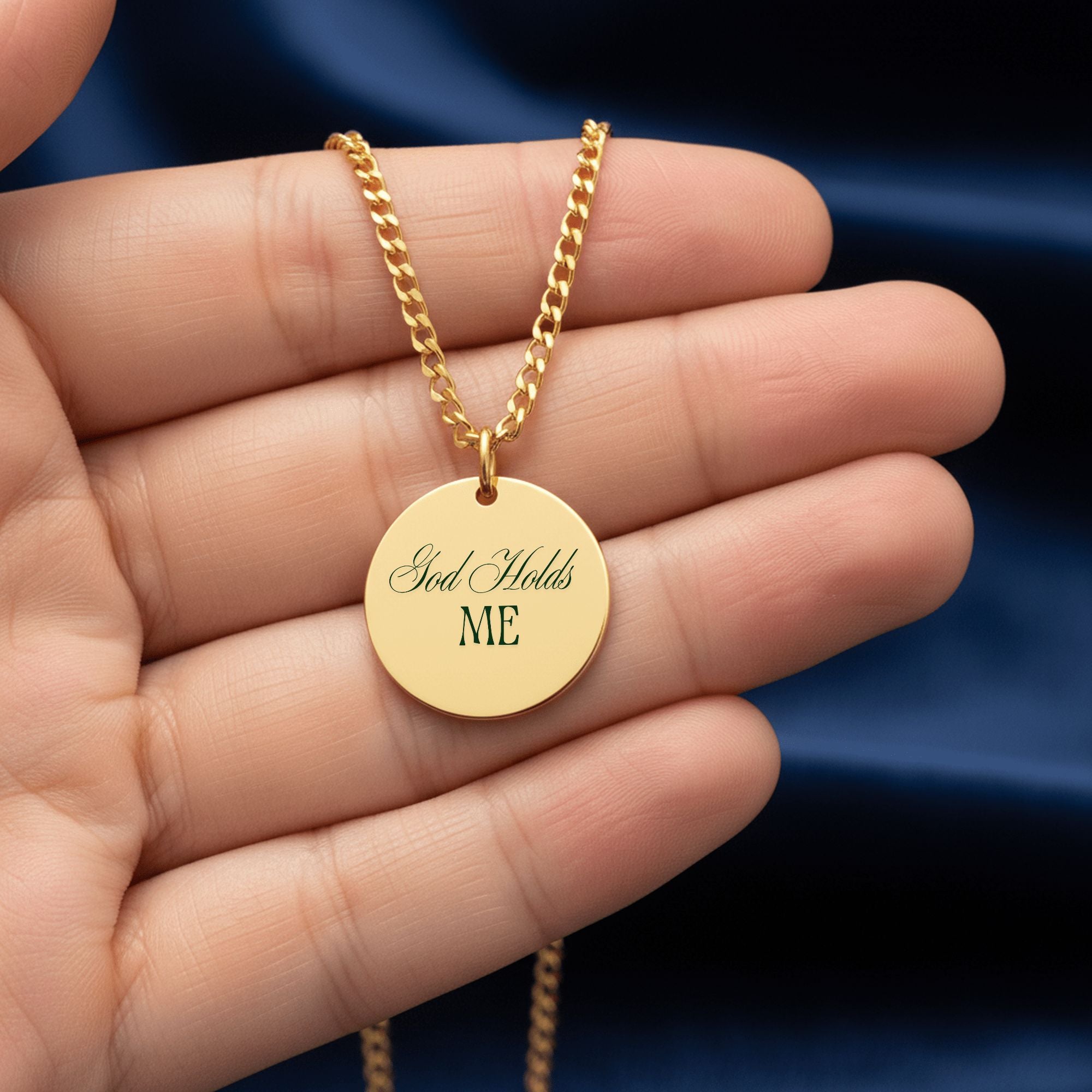 To My Daughter - Cuban Coin Necklace
