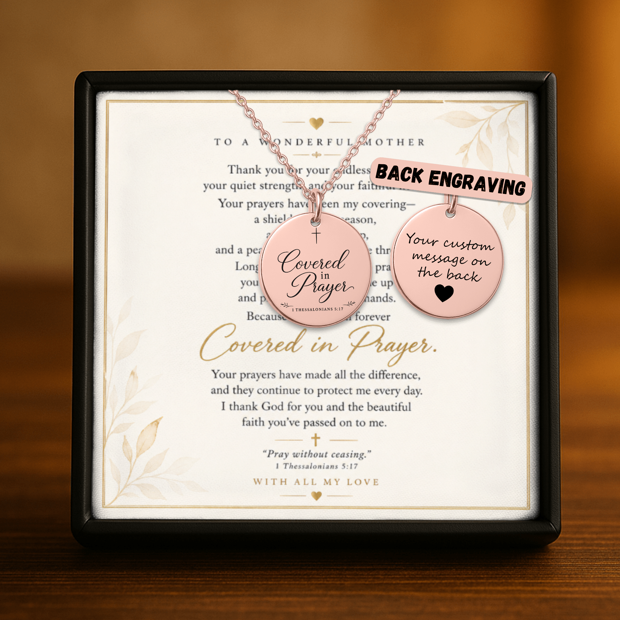 Covered in Prayer™ Necklace Gift Set for Mother