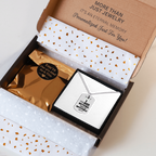 With God Nothing Shall Be Impossible Cuban Tag Necklace