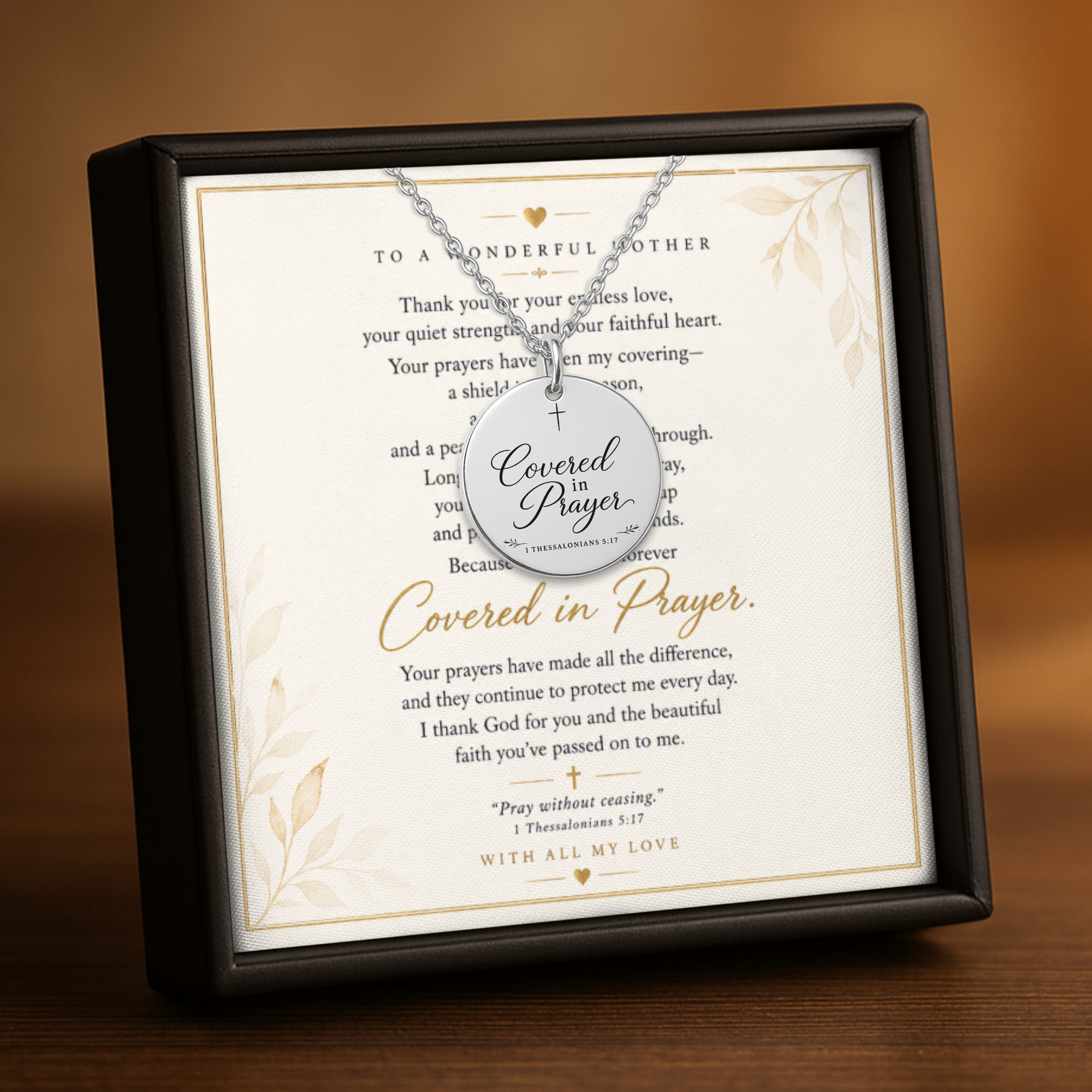 Covered in Prayer™ Necklace Gift Set for Mother