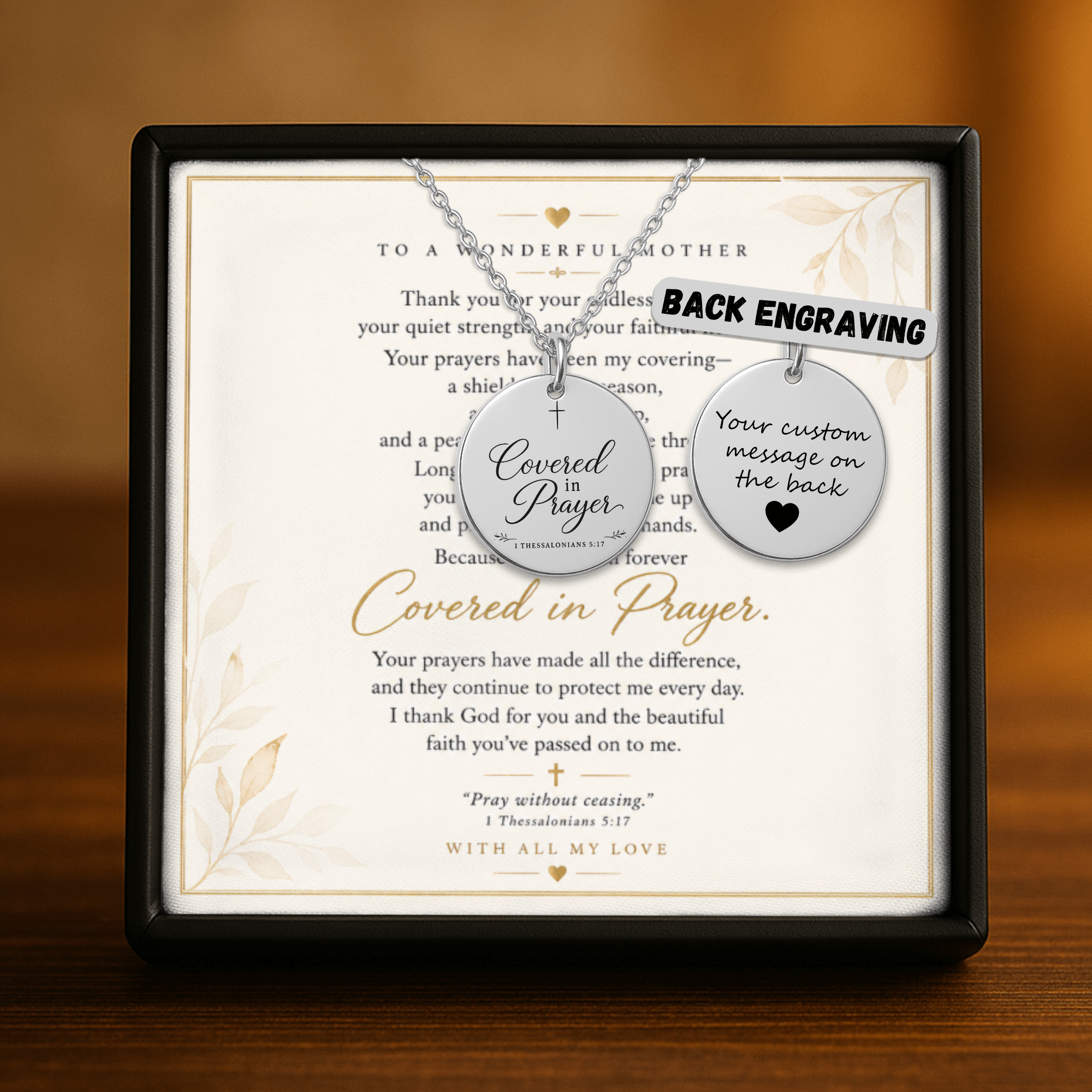 Covered in Prayer™ Necklace Gift Set for Mother