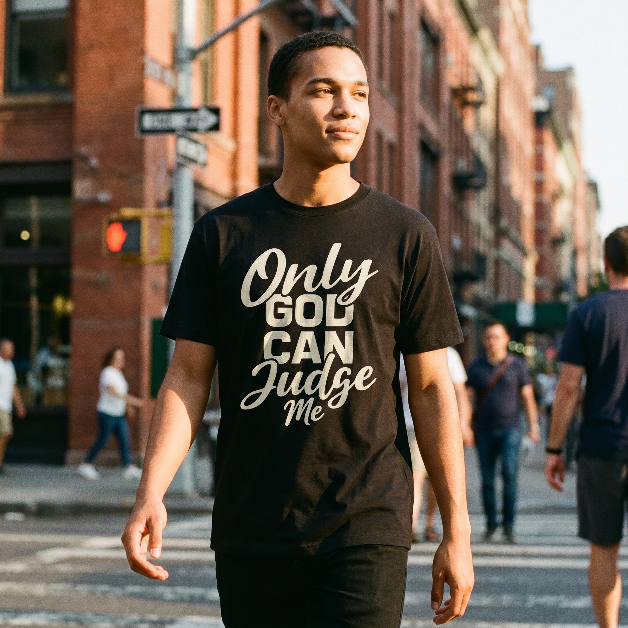 "Only God Can Judge Me" T-Shirt — Faith-Inspired Graphic Tee